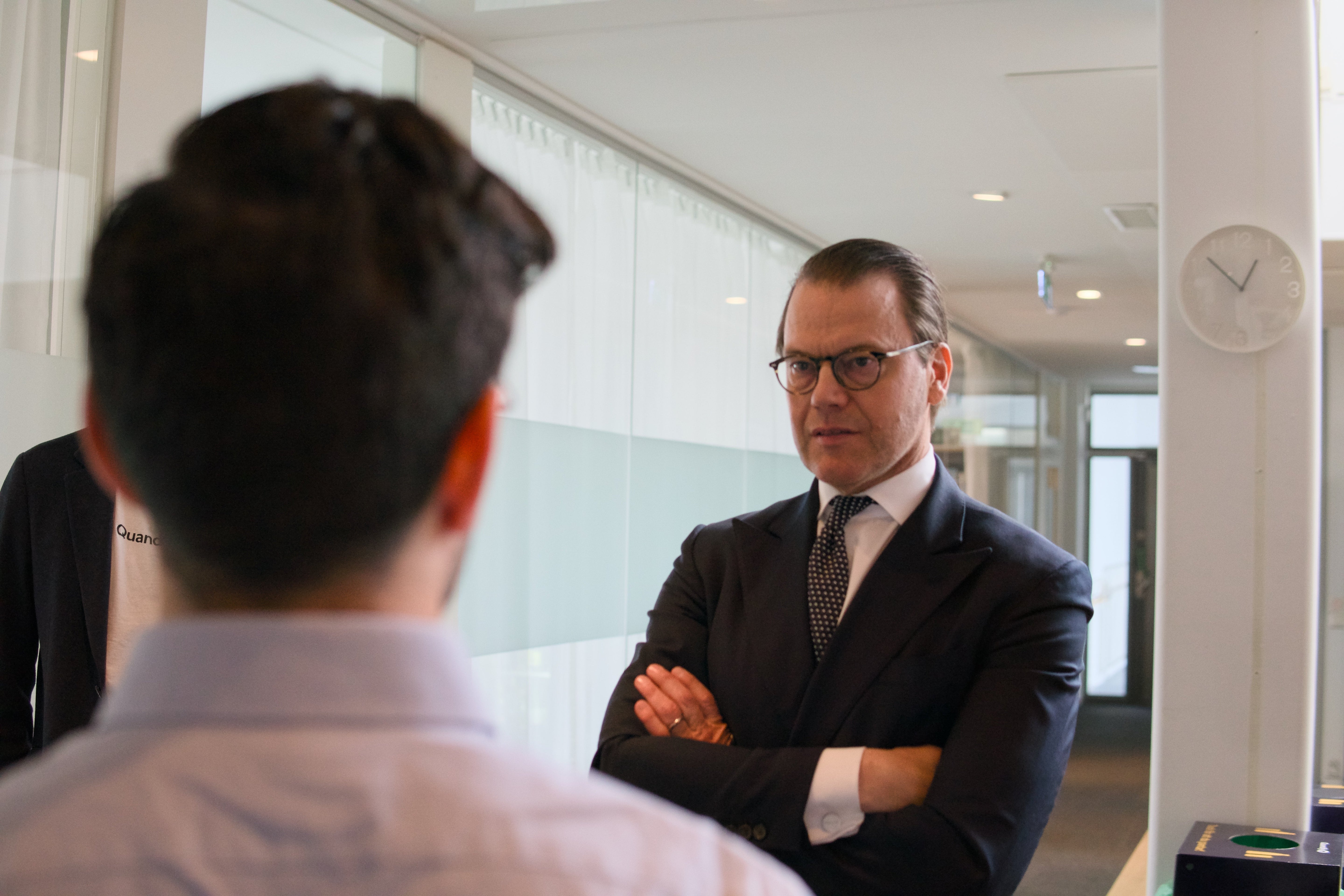 Prins Daniel at Quandify HQ